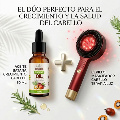 Aceite Batana+Cepillo Terapia Luz