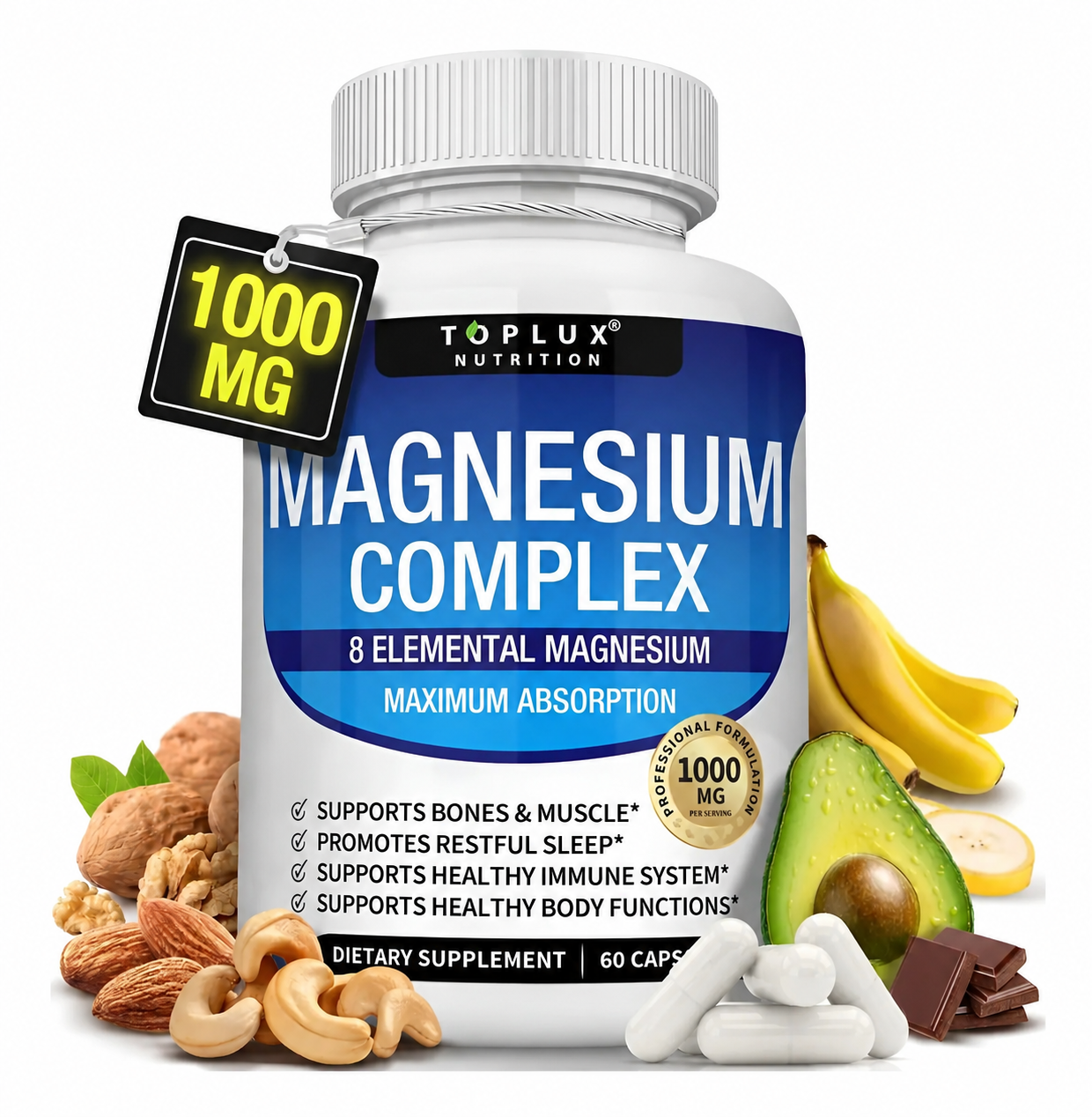 MAGNESIO COMPLEX 8 ELEMENTAL 1000 mg 60 CAPS